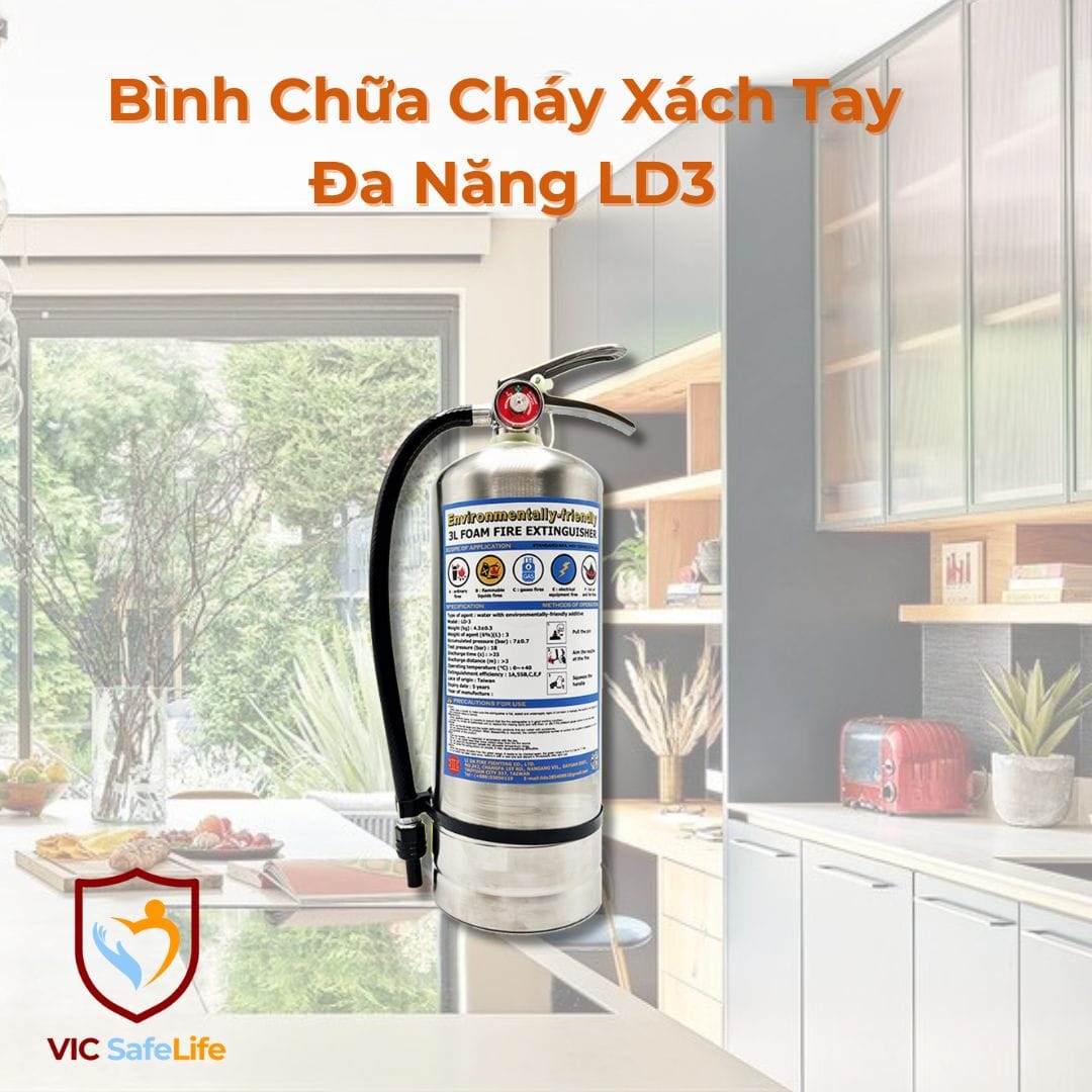 Bình Chữa Cháy Tự Động Đa Năng LD3F